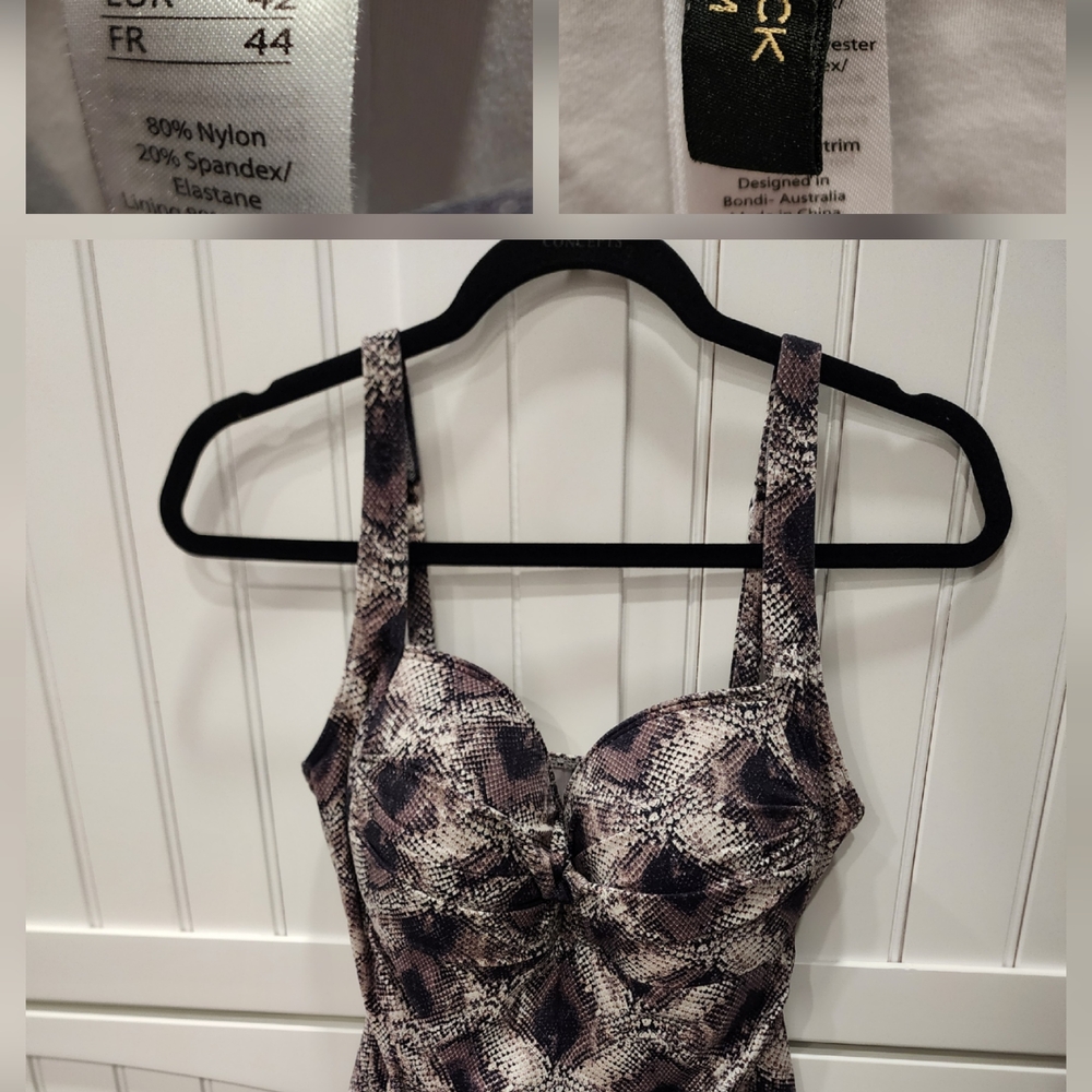 Seafolly Women's Snakeskin Print Swimsuit